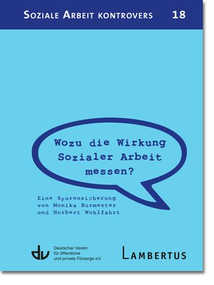 cover image of Wozu die Wirkung Sozialer Arbeit messen?